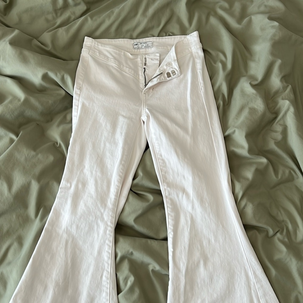 White Free People Jeans